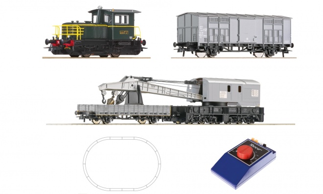 Analog starter set with Diesel Locomotive D.214<br /><a href='images/pictures/Roco/231214.jpg' target='_blank'>Full size image</a>